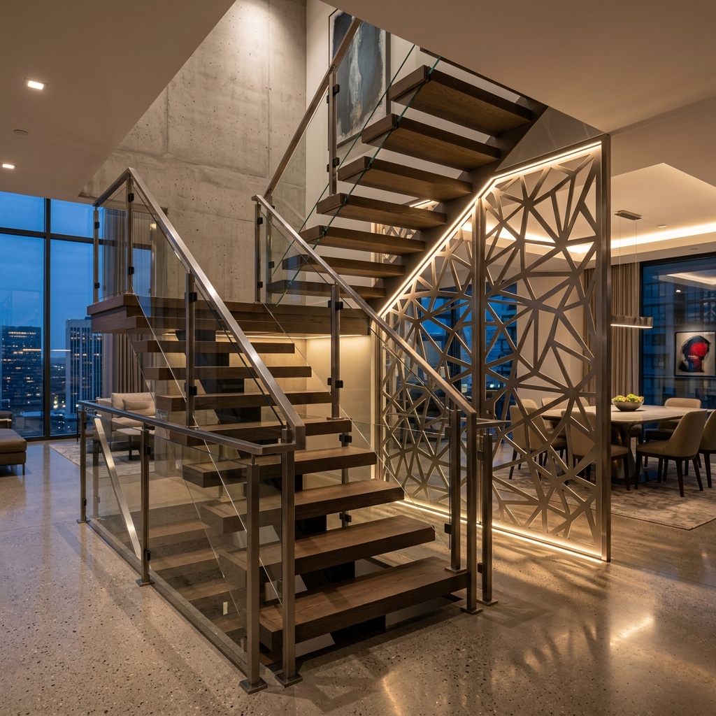 Railing Staircase Fabrication Work