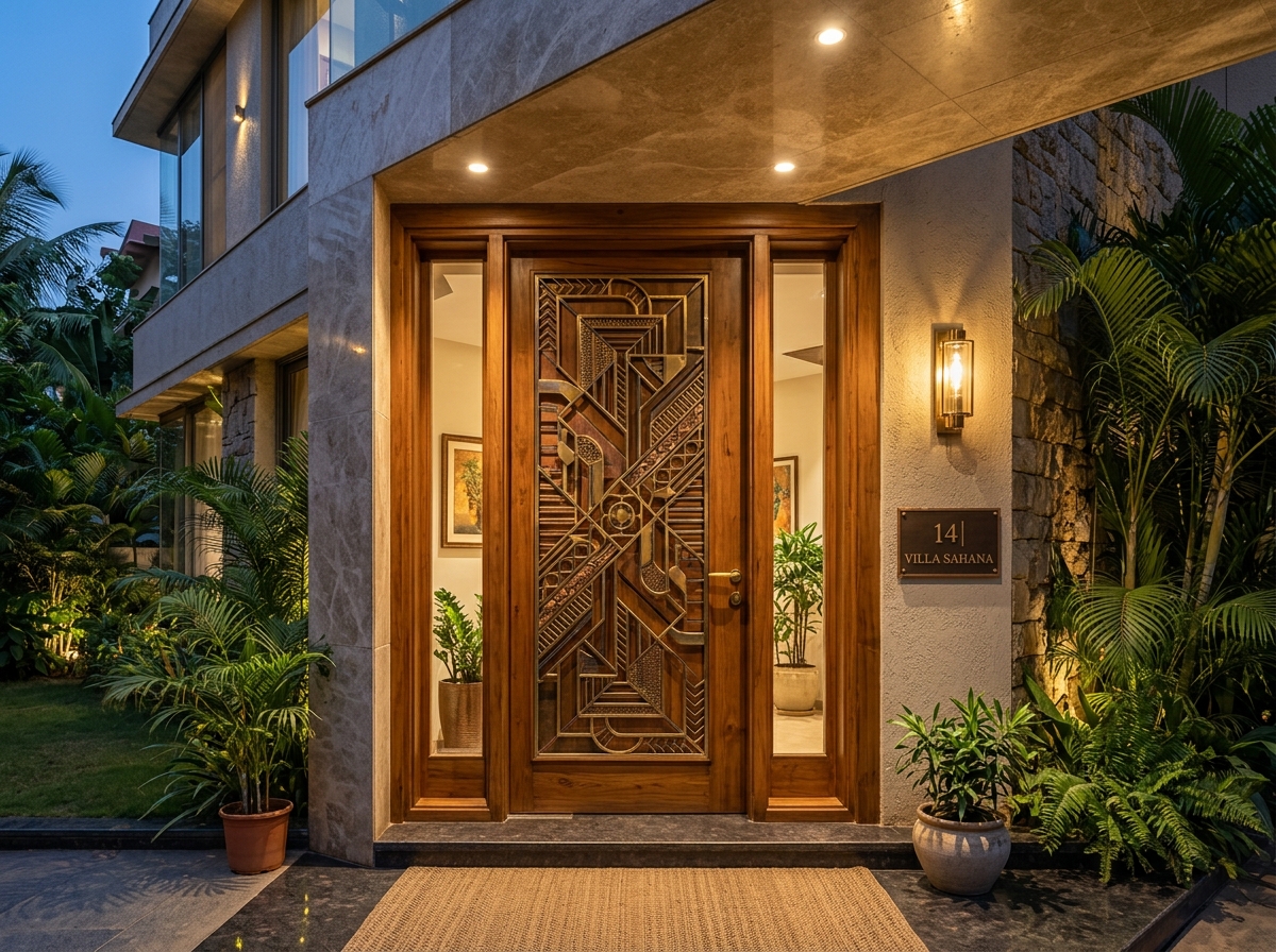 Safety Door Grill Brass Steel MS Copper